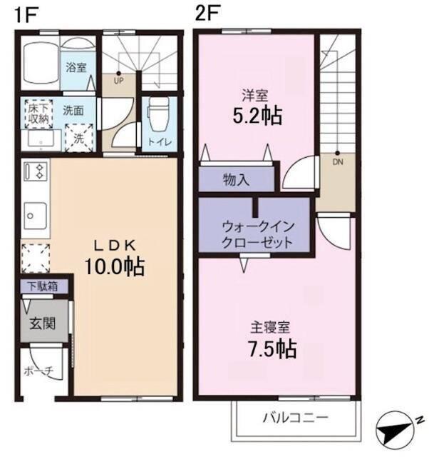 マリヴェール 間取り図画像
