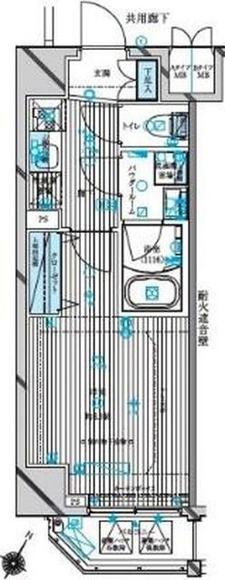 メインステージ新子安Ⅱ 間取り図画像