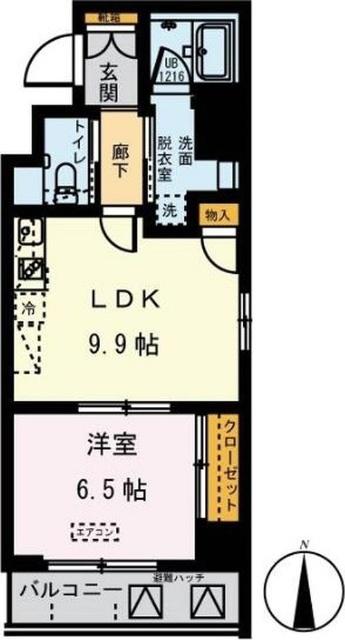 ドムス常盤 間取り図画像
