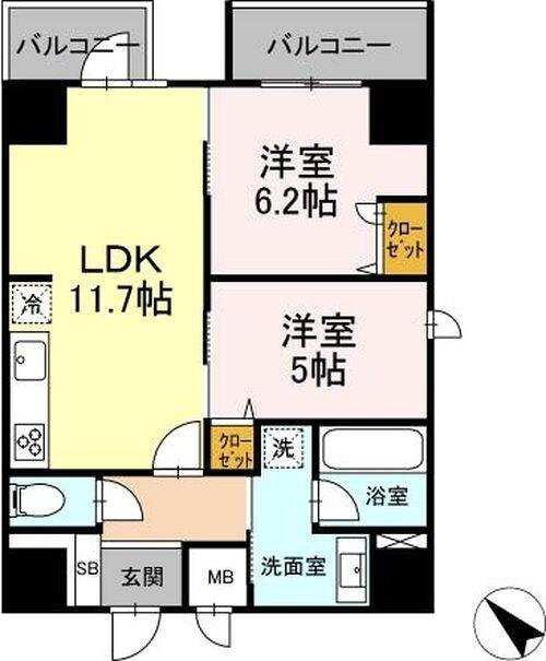 ゲートレジデンス鶴見 間取り図画像