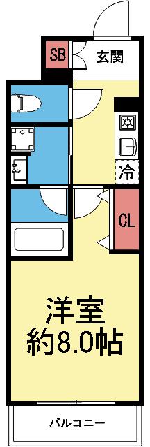 デュオ・スカーラ関内 間取り図画像