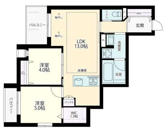 ｃｉｅｌｏ 間取り図画像