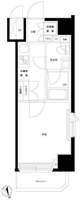 ルーブル新丸子 間取り図画像