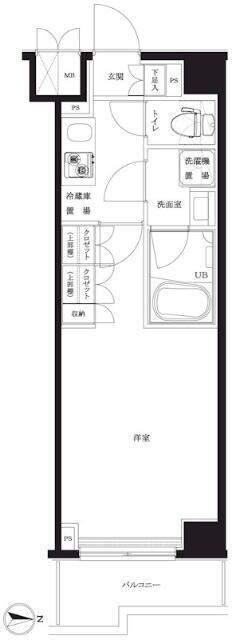 ルーブル川崎八番館 間取り図画像