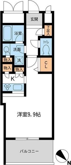 メトロタワー山下町 間取り図画像