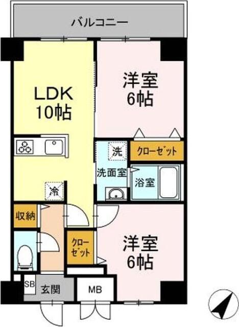 ＴＲＥ　ＬＵＣＥ横濱関内 間取り図画像