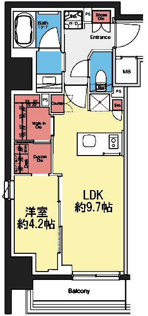 ザ・パークハビオ横浜白楽 間取り図画像