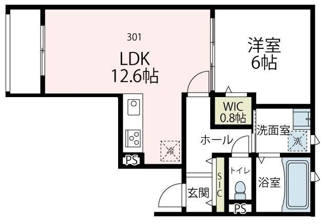 プレストサージュ 間取り図画像