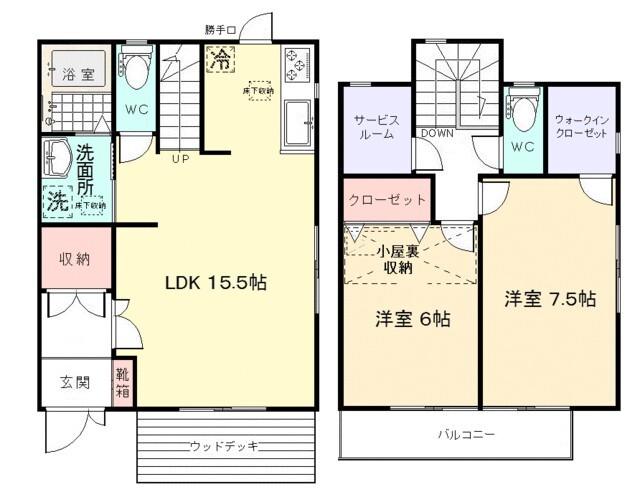 ナラパーク　セキネ 間取り図画像