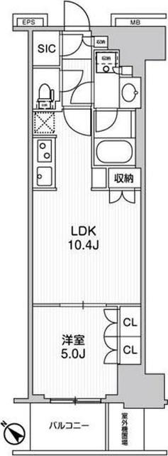 ＷＯＲＶＥ横浜伊勢佐木町 間取り図画像