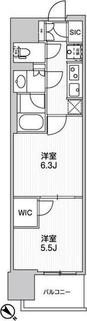 ＷＯＲＶＥ横浜伊勢佐木町 間取り図画像