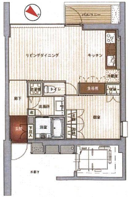 カーサ　ミリオーレ 間取り図画像
