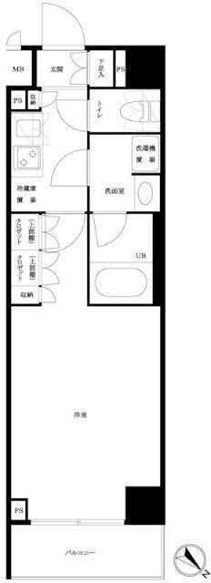 ルーブル川崎貝塚参番館 間取り図画像