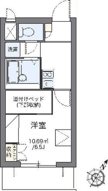 レオパレスシェル都Ⅲ 間取り図画像