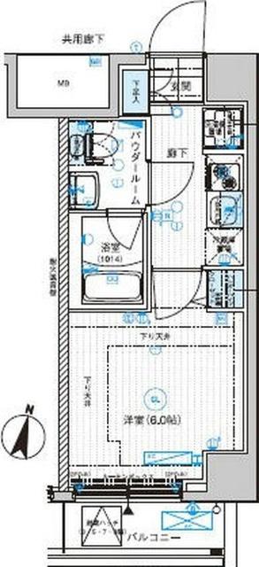 メインステージ横濱東口 間取り図画像