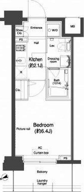 プラウドフラット鶴見Ⅱ 間取り図画像