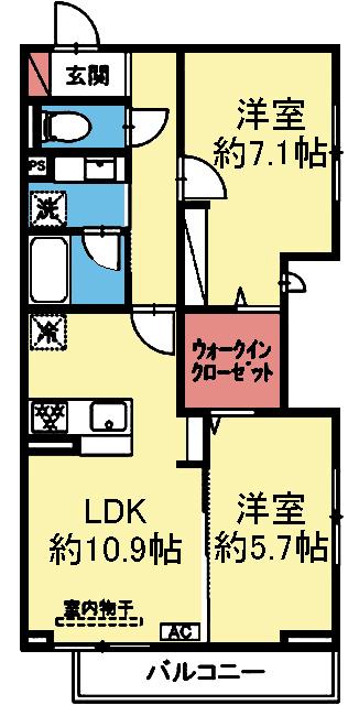 ホープハイツ 間取り図画像