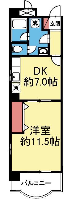 カラット中川 間取り図画像