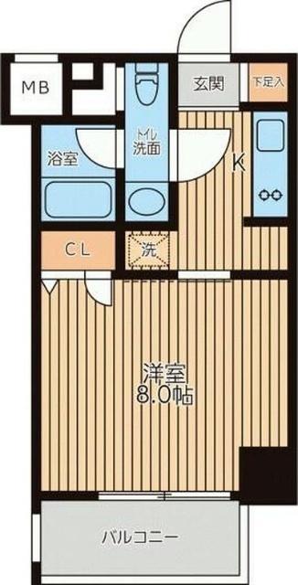 レジディア新横浜 間取り図画像