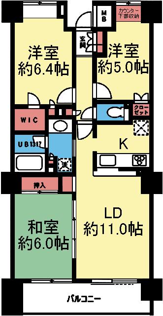 アトラス・シアンズ東戸塚 間取り図画像