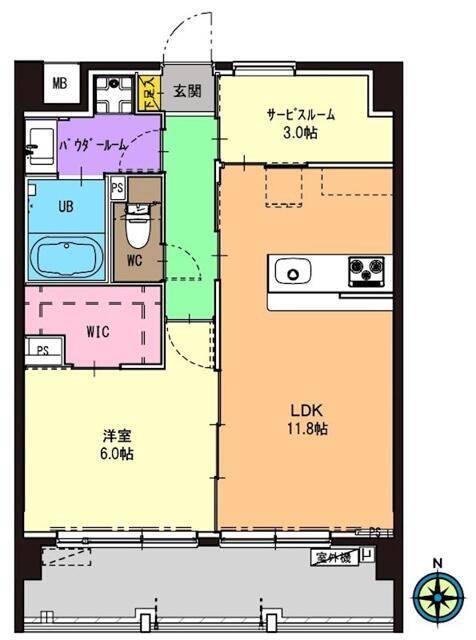 Ｌ’Ａｒｖｅｒｔ 間取り図画像