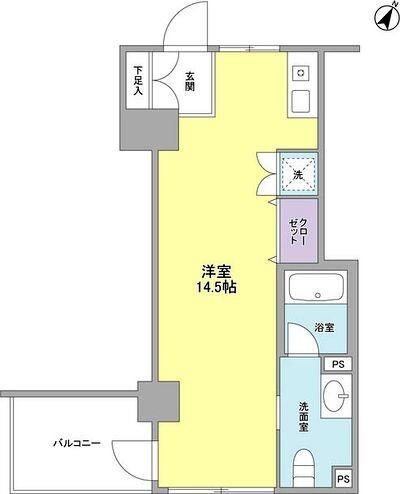セントラル白楽 間取り図画像