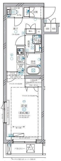 ディアレイシャス溝の口 間取り図画像