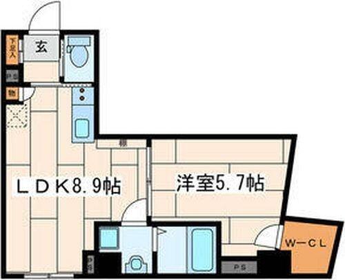 メゾンドゥファミーユ大倉山 間取り図画像