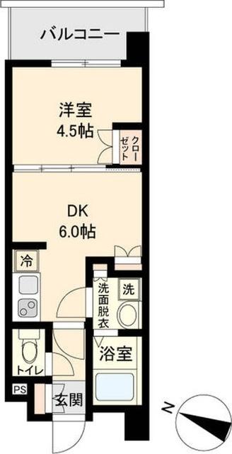 オープンブルーム二子 間取り図画像