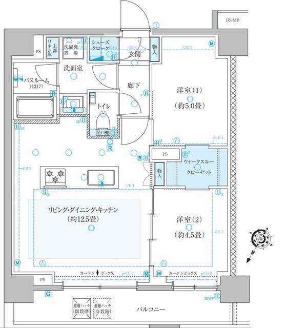 クリオ横濱元町通りザ・グラン 間取り図画像