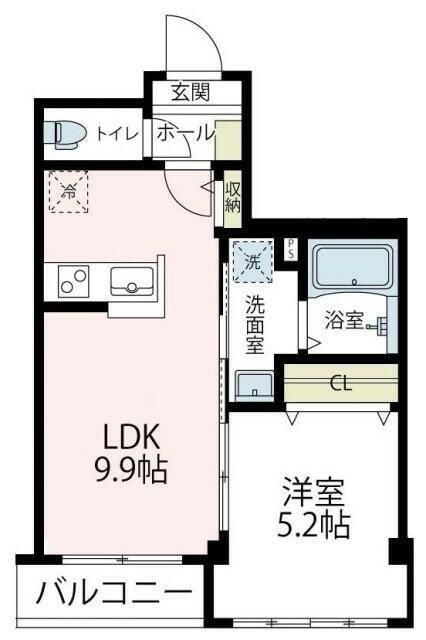クレール　メール 間取り図画像