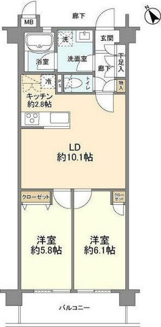 ドメイン横濱鶴見 間取り図画像