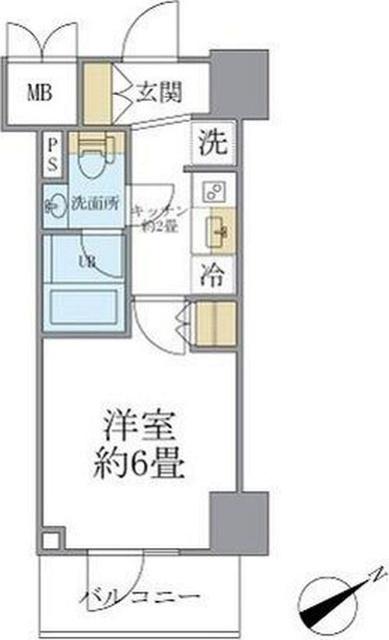レスピール川崎 間取り図画像