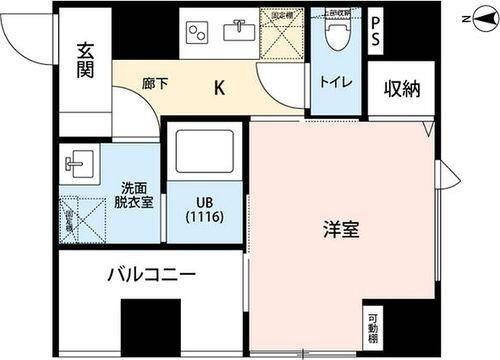 プレール・ドゥーク新丸子 間取り図画像