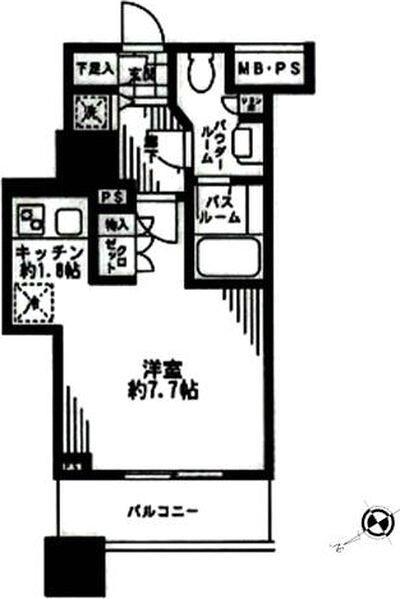 シティタワー横濱 間取り図画像