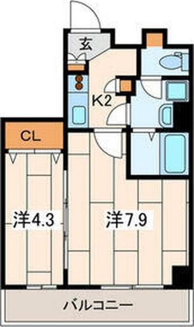 Ｌａ　Ｂｅｌｌａ　Ｖｉｔａ　横浜大通り公園 間取り図画像
