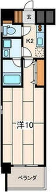 スクエアレジデンス 間取り図画像