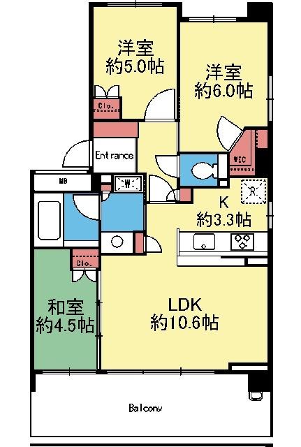 パークアクシス大船 間取り図画像