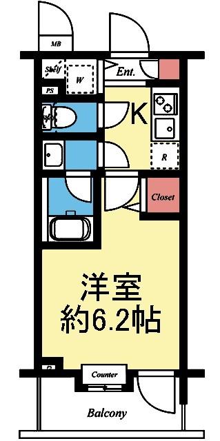グランド・ガーラ桜木町駅前 間取り図画像
