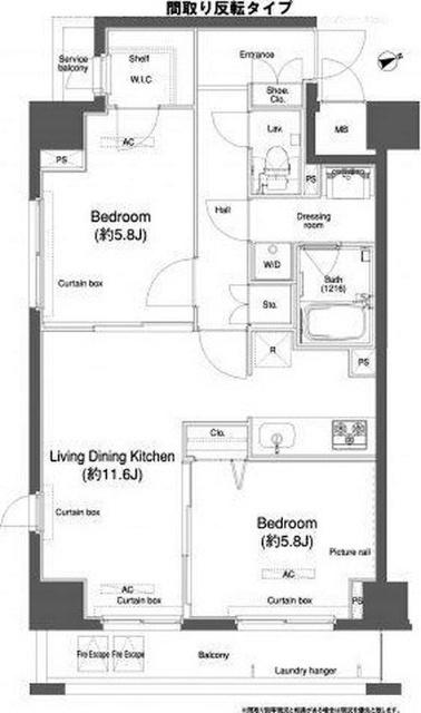 プラウドフラット鶴見Ⅰ 間取り図画像