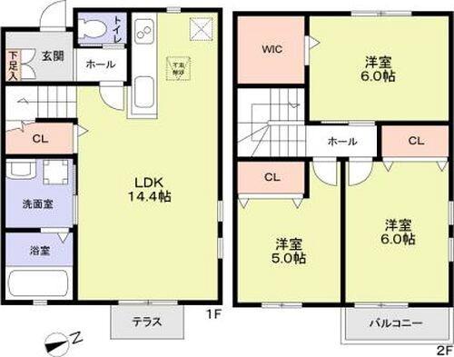 Ｌａ　Ｌｕｍｉｅｒｅ　Ｃ 間取り図画像