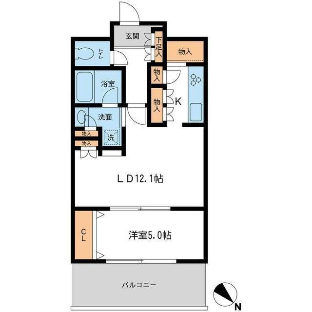 メトロタワー山下町 間取り図画像