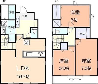 清新戸建クワットロ 間取り図画像