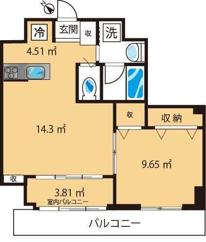 セシーズイシイ３ 間取り図画像