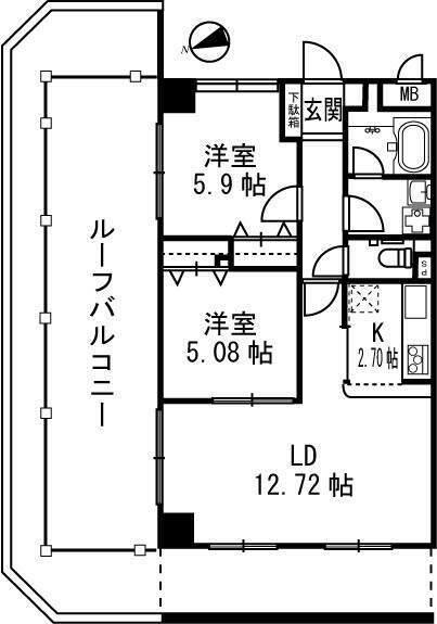 リア・コンフォート 間取り図画像