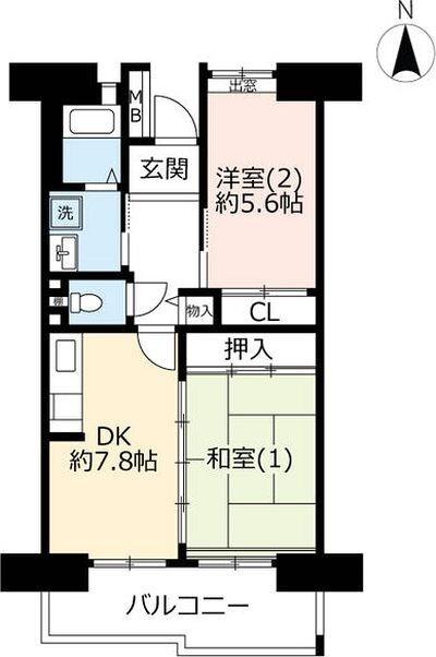 ＵＲコンフォール藤沢 間取り図画像
