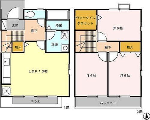 ポート・セジュール　Ａ棟 間取り図画像