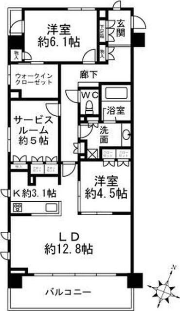クリオ横浜杉田 間取り図画像