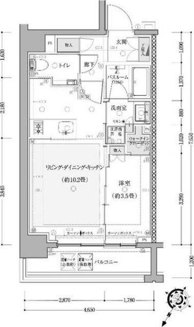 クリオ横濱元町通りザ・グラン 間取り図画像