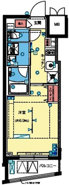 ZOOM横浜桜木町 間取り図画像
